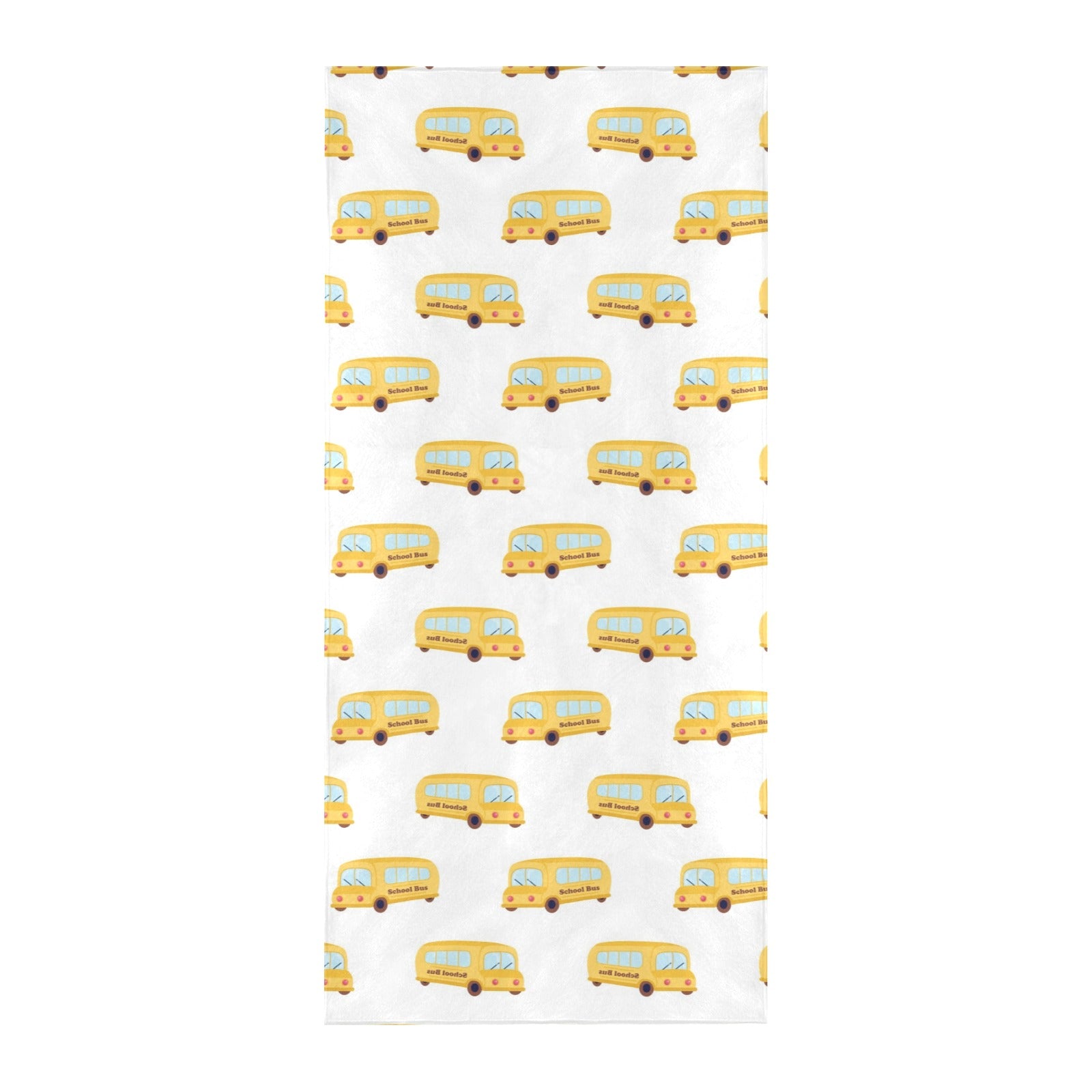 School Bus Print Design LKS306 Beach Towel 32" x 71"