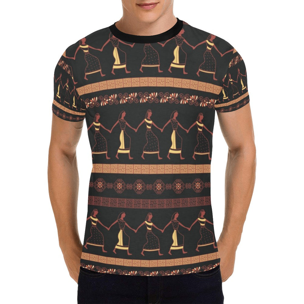 Ancient Greek Human Print Design LKS306 Men's All Over Print T-shirt