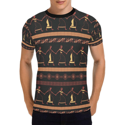 Ancient Greek Human Print Design LKS306 Men's All Over Print T-shirt