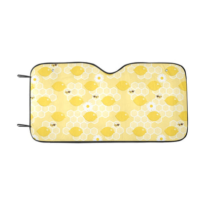 Honey Bee Honeycomb Print Design LKS3010 Car front Windshield Sun Shade