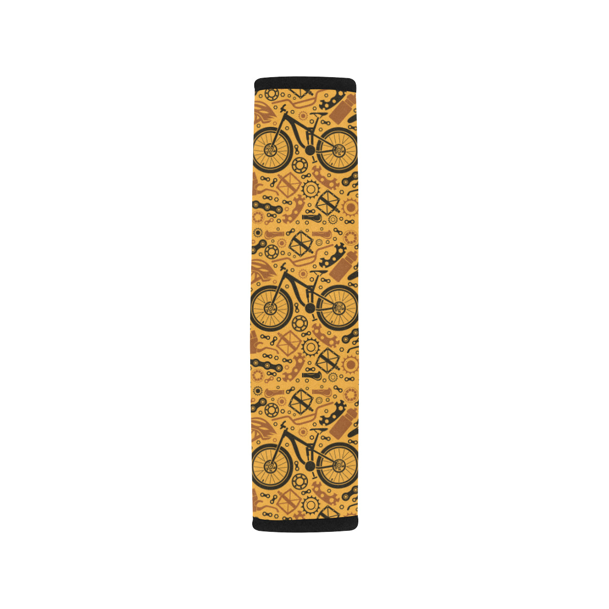 Mountain bike Pattern Print Design 03 Car Seat Belt Cover