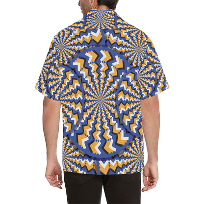Optical illusion Pattern Print Design A01 Men's Hawaiian Shirt