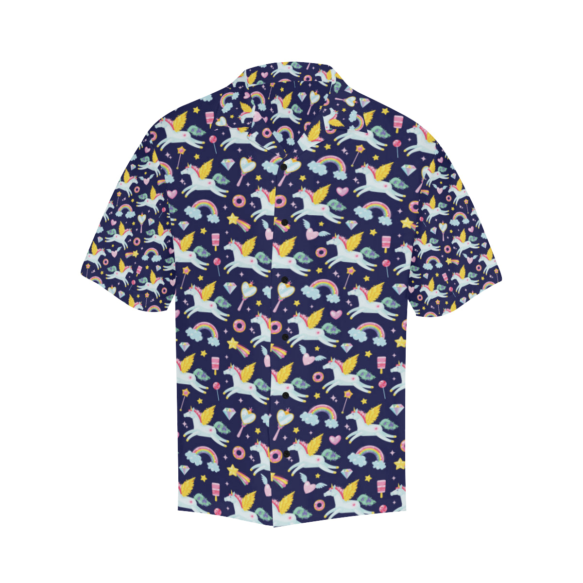 Pegasus Pattern Print Design 05 Men's Hawaiian Shirt