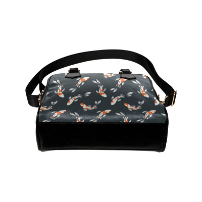 KOI Fish Pattern Print Design 04 Shoulder Handbag