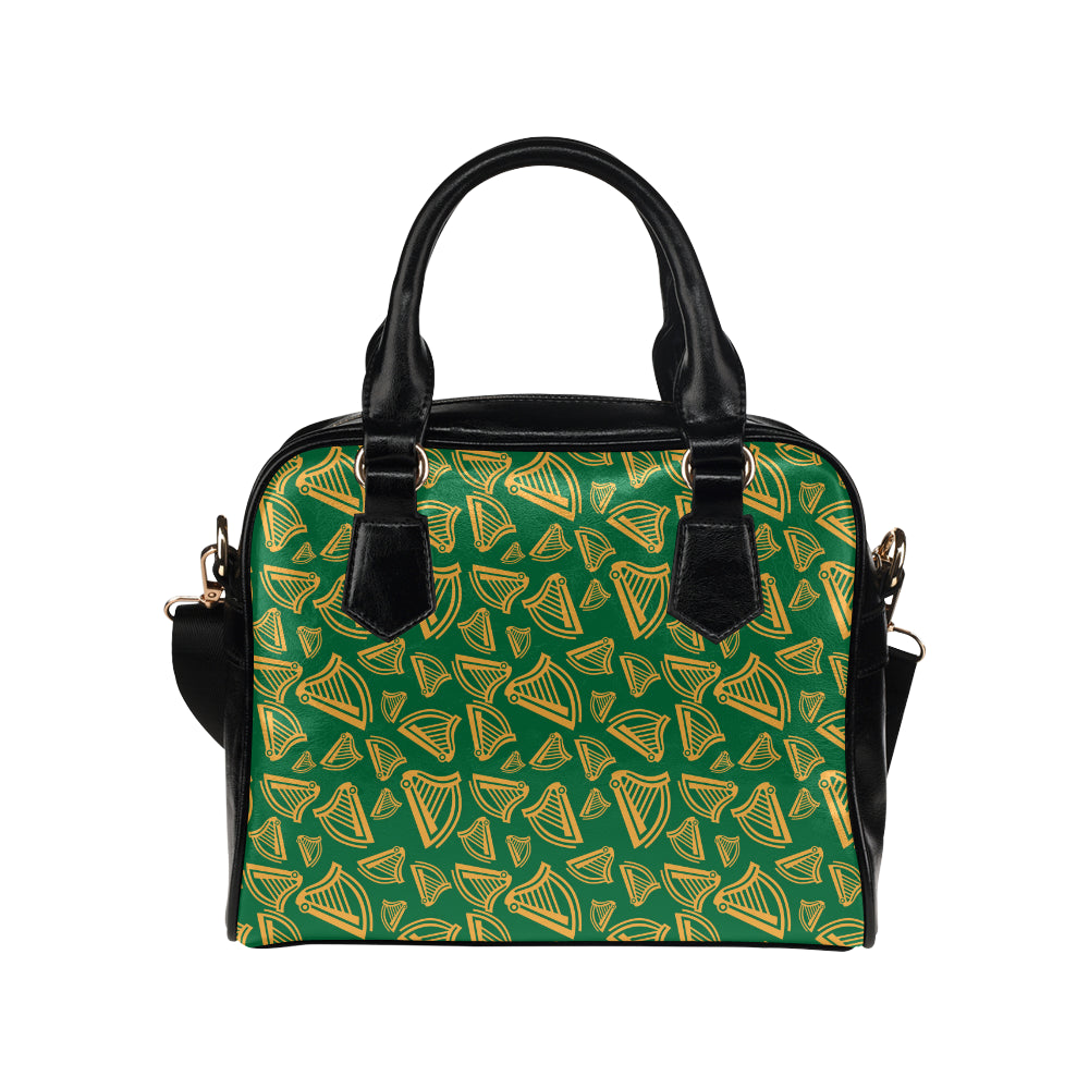 Harp Pattern Print Design 03 Shoulder Handbag