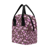 Peony Pattern Print Design PE010 Insulated Lunch Bag