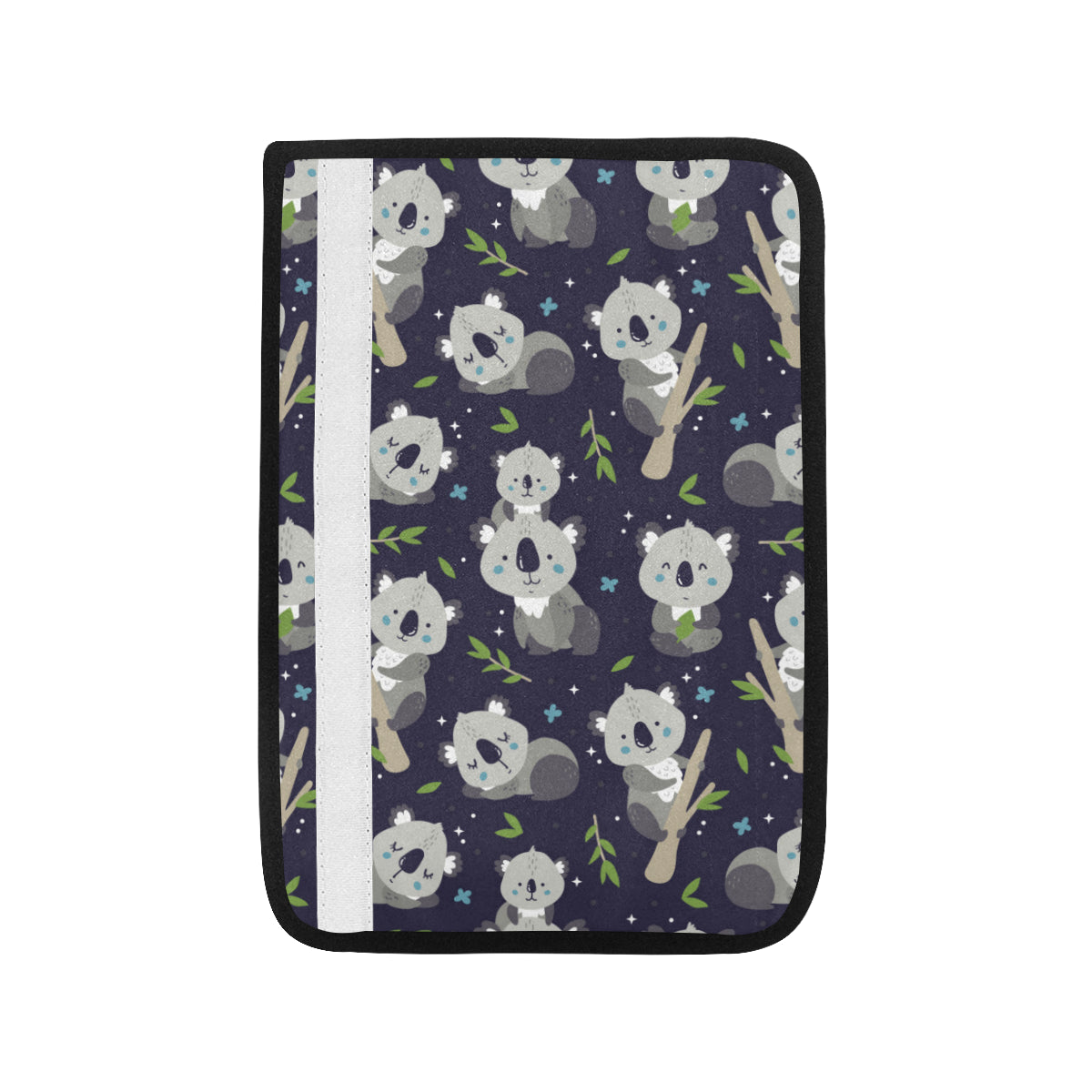 Koala Pattern Print Design 04 Car Seat Belt Cover