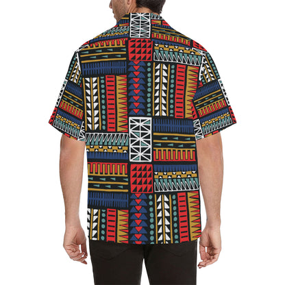 Kente Pattern Print Design 02 Men's Hawaiian Shirt