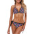 Dahlia Pattern Print Design DH01 Bikini