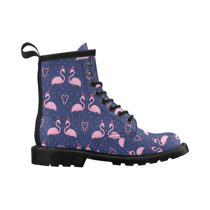 Flamingo Christmas Women's Boots
