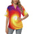 Vortex Twist Swirl Flame Themed Women's Hawaiian Shirt