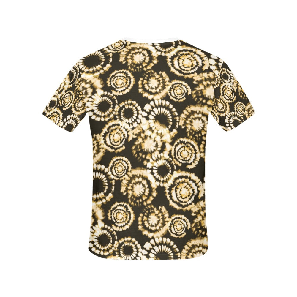 Tie Dye Print Design LKS307 Women's  T-shirt