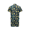 Gold Sun Moon Face Men's Romper