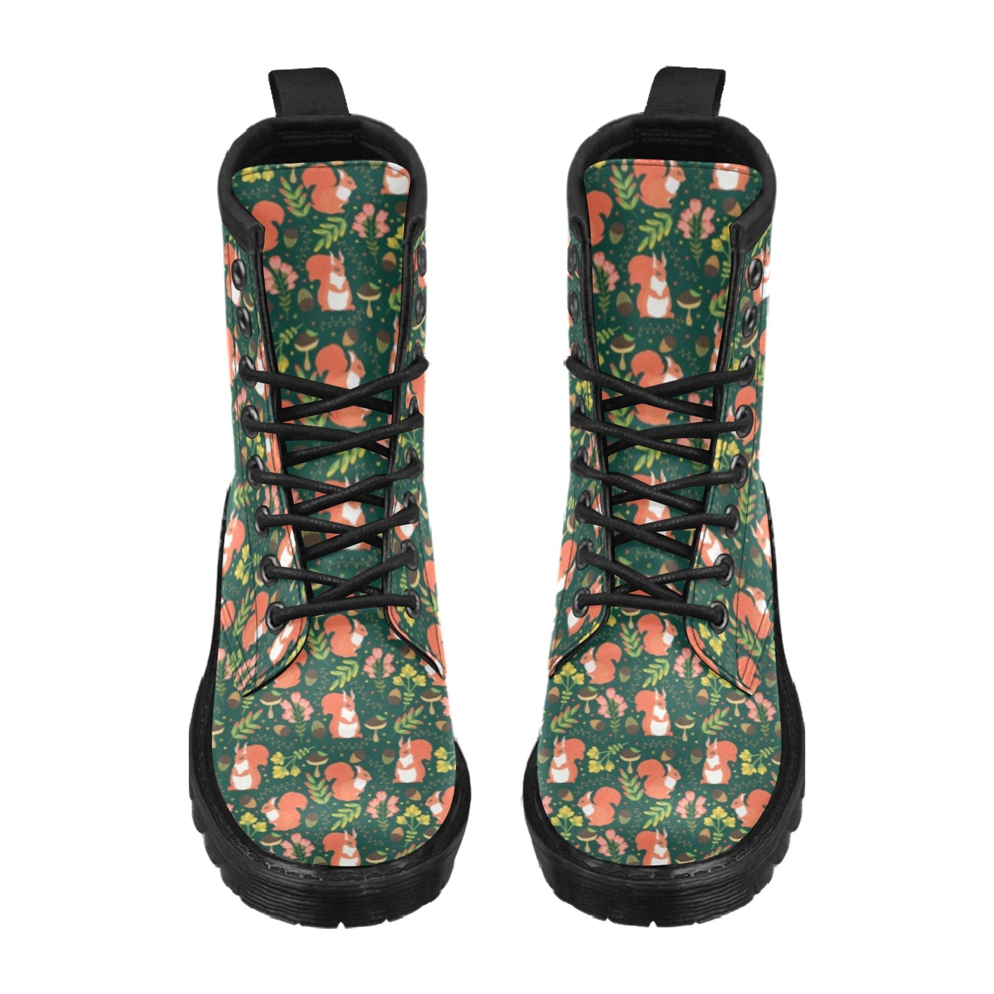 Squirrel Print Design LKS302 Women's Boots