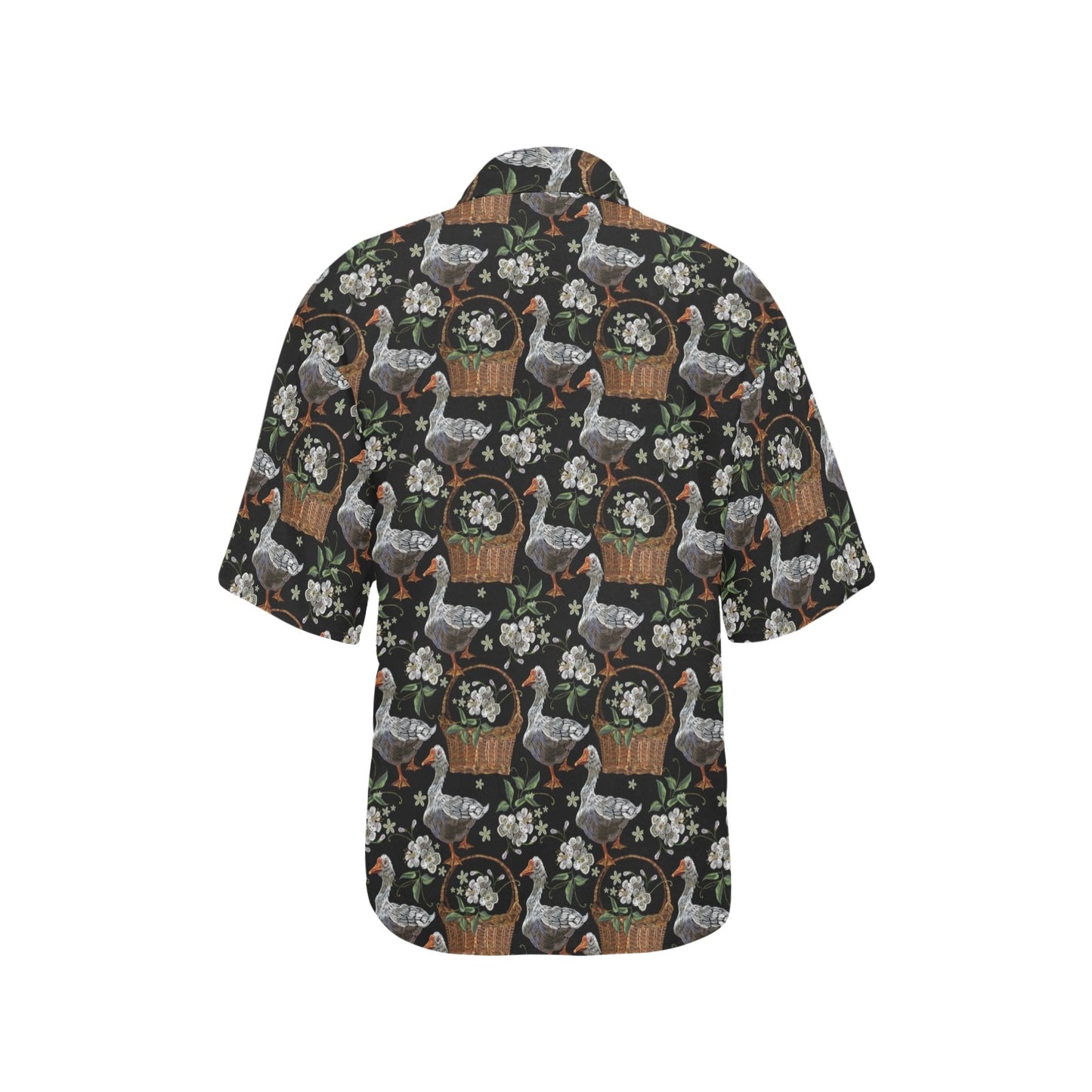 Goose Print Design LKS406 Women's Hawaiian Shirt