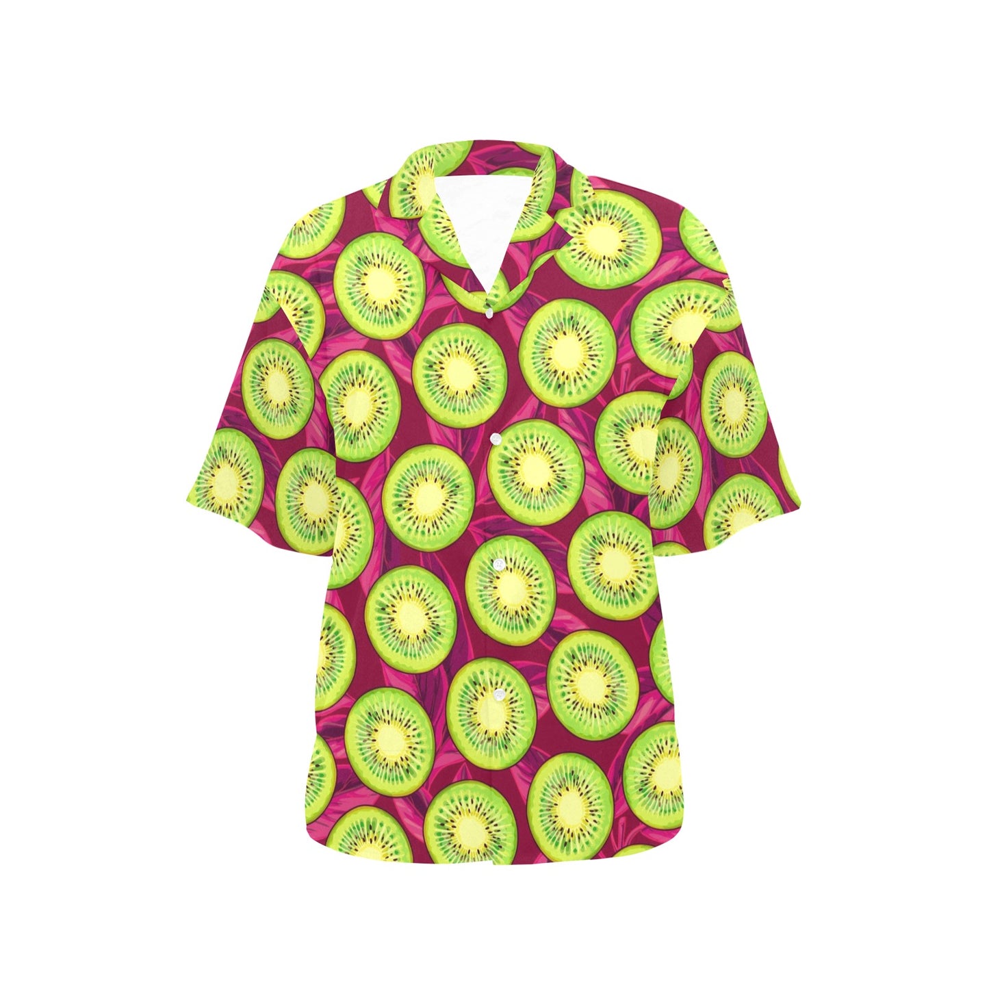 Kiwi Pattern Print Design KW05 Women's Hawaiian Shirt