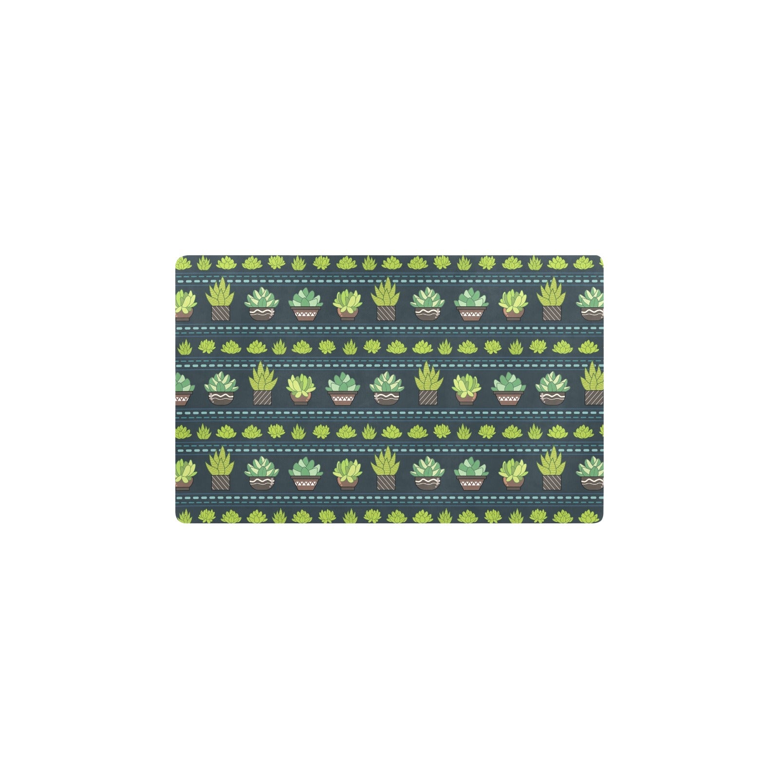 Cactus Pattern Print Design 07 Kitchen Mat