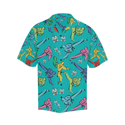 Judo Pattern Print Design 01 Men's Hawaiian Shirt