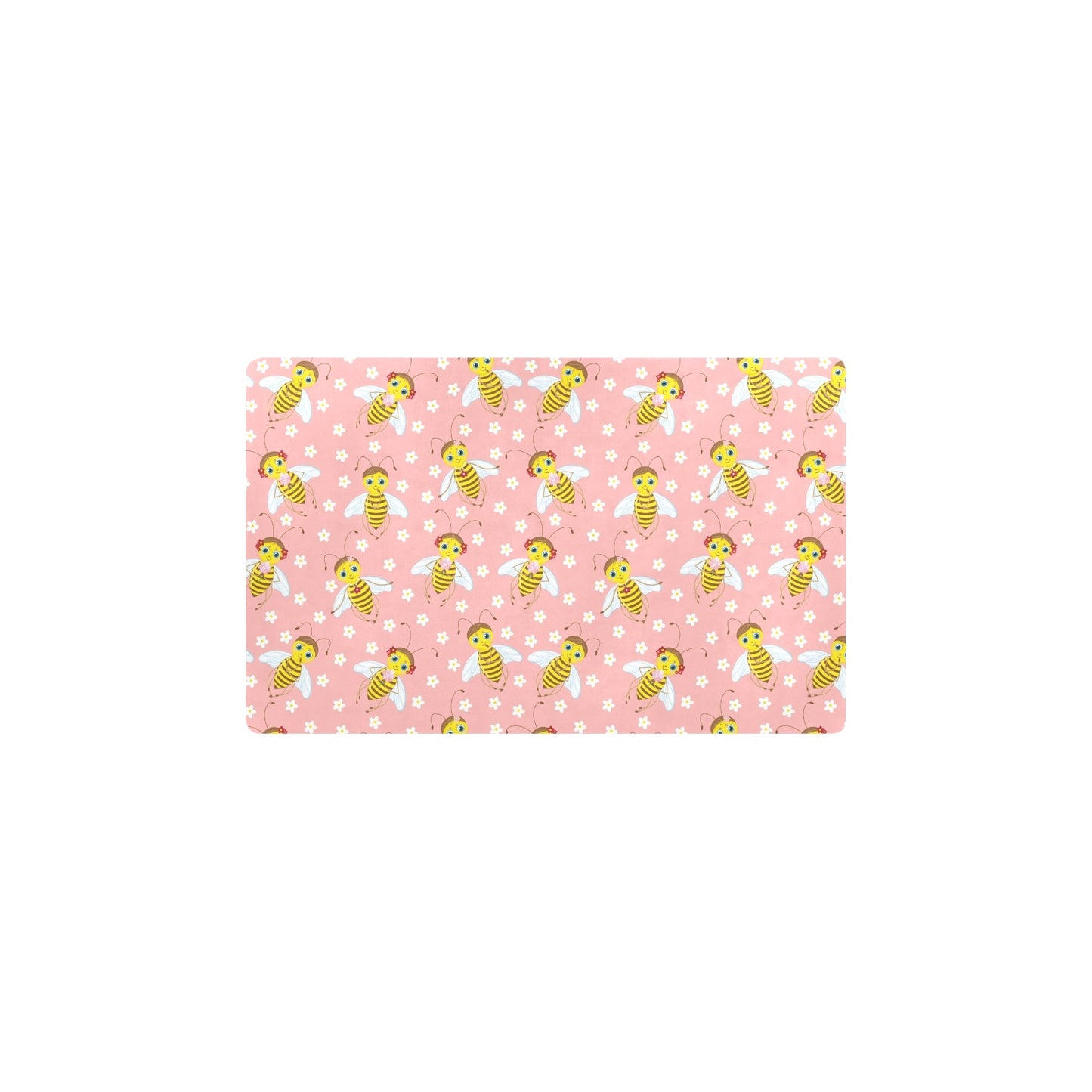 Bee Pattern Print Design BEE07 Kitchen Mat