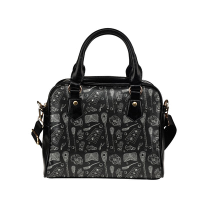 Lacrosse Pattern Print Design 01 Shoulder Handbag