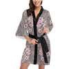 Cherry Blossom Pattern Print Design CB05 Women Kimono Robe