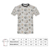 Sun Moon Print Design LKS302 Men's All Over Print T-shirt