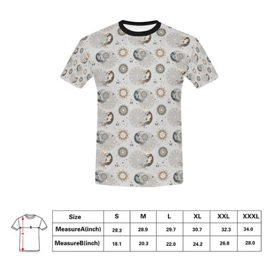 Sun Moon Print Design LKS302 Men's All Over Print T-shirt