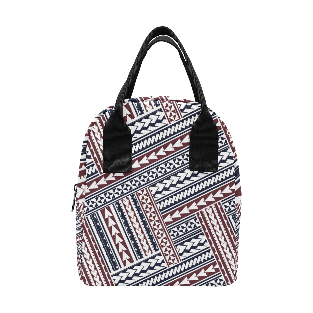 Polynesian Tribal line Insulated Lunch Bag