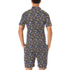 Butterfly Pattern Print Design 013 Men's Romper