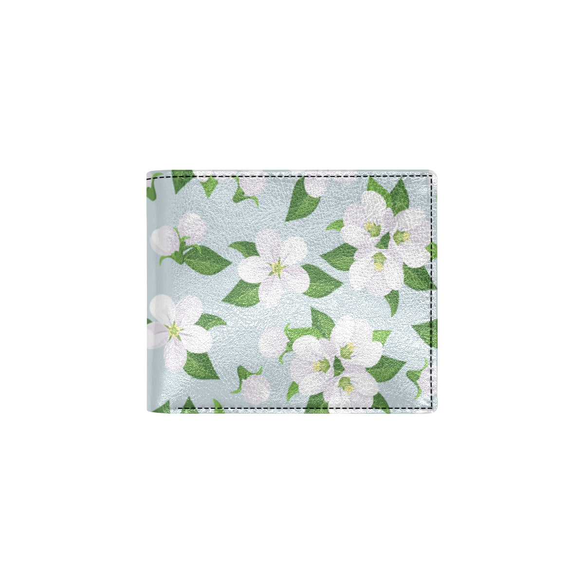 Apple blossom Pattern Print Design AB04 Men's ID Card Wallet