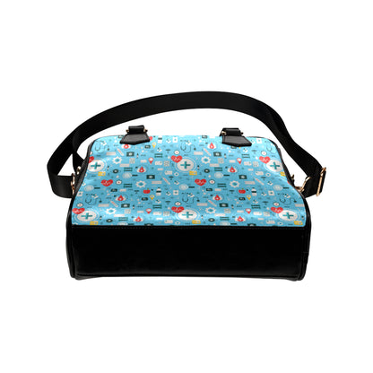 Medical Pattern Print Design 06 Shoulder Handbag