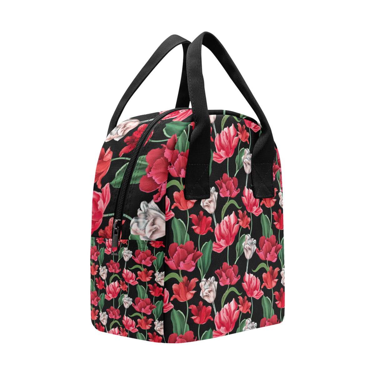 Tulip Pattern Print Design TP08 Insulated Lunch Bag