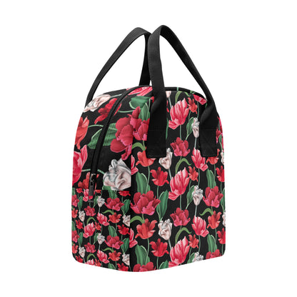 Tulip Pattern Print Design TP08 Insulated Lunch Bag