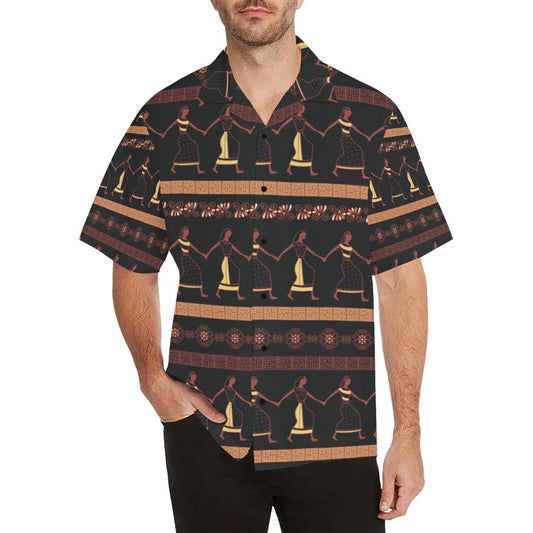 Ancient Greek Human Print Design LKS306 Men's Hawaiian Shirt