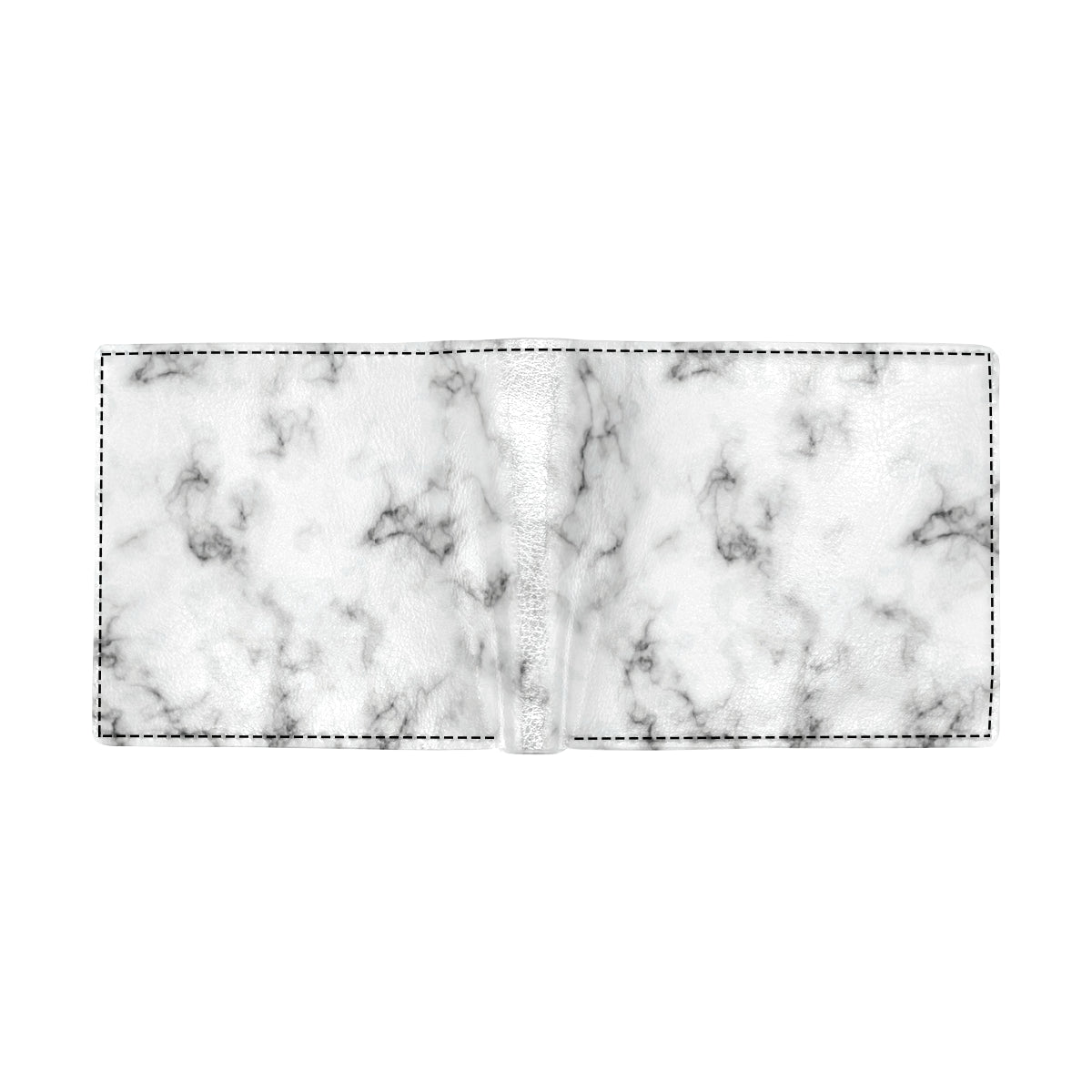 Marble Pattern Print Design 01 Men's ID Card Wallet