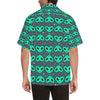 Alien Head Heart Pattern Print Design 03 Men's Hawaiian Shirt