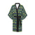 Cactus Pattern Print Design 07 Women's Short Kimono