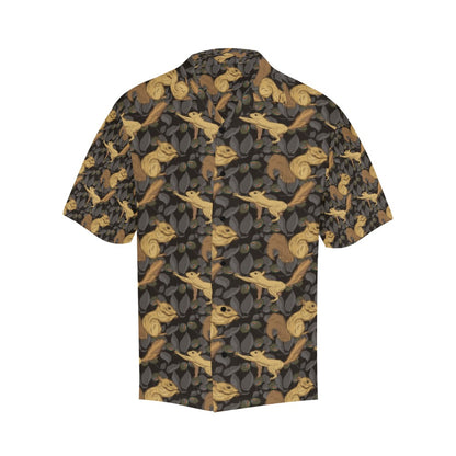 Squirrel Print Design LKS309 Men's Hawaiian Shirt