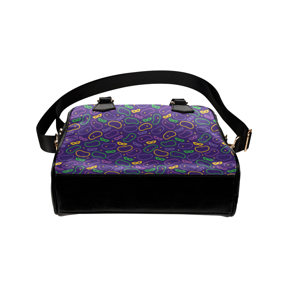 Mardi Gras Pattern Print Design 04 Shoulder Handbag