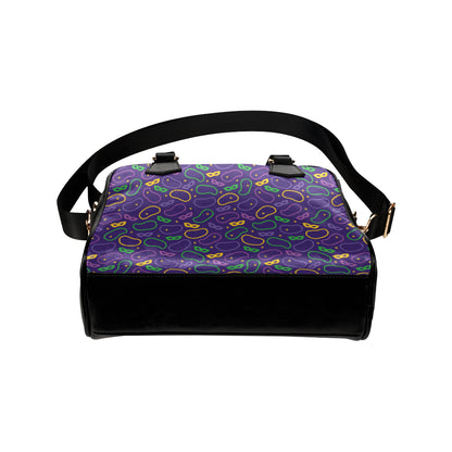 Mardi Gras Pattern Print Design 04 Shoulder Handbag