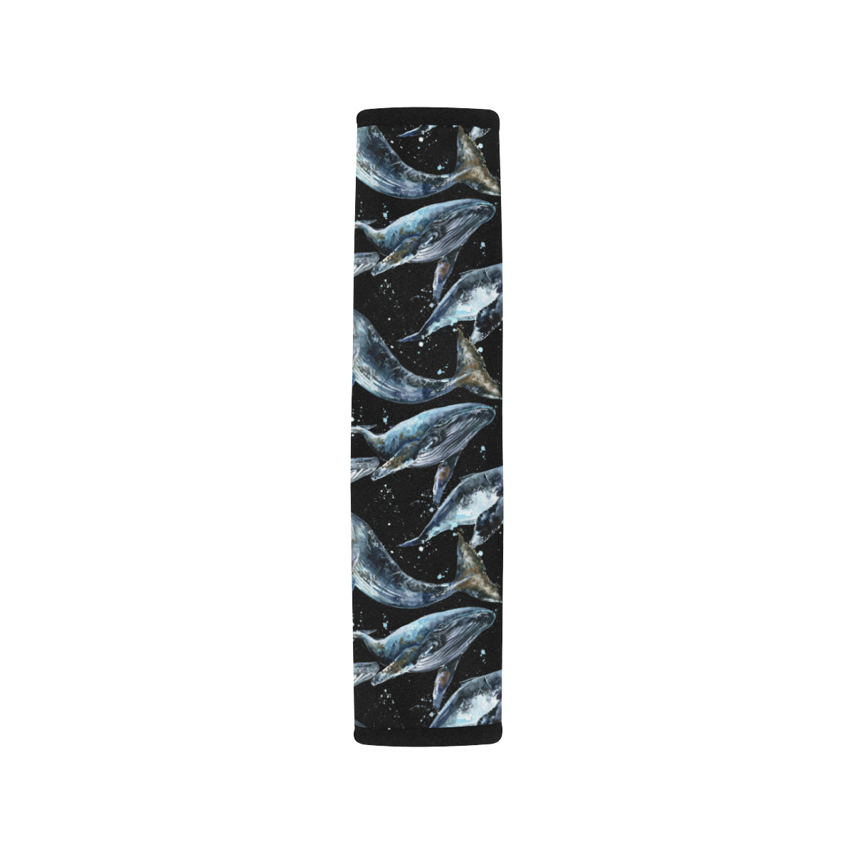 Humpback Whale Pattern Print Design 01 Car Seat Belt Cover