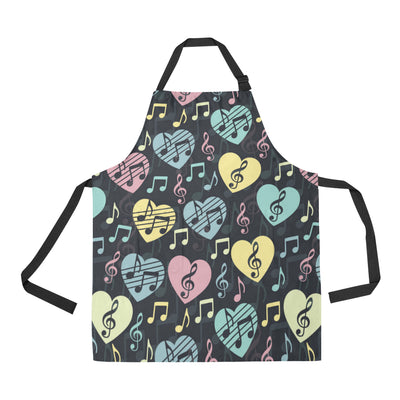 Music note Pattern Print Design A03 Apron with Pocket