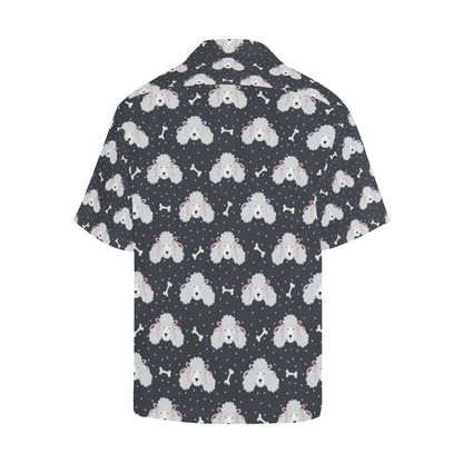 Poodle Pattern Print Design A03 Men's Hawaiian Shirt
