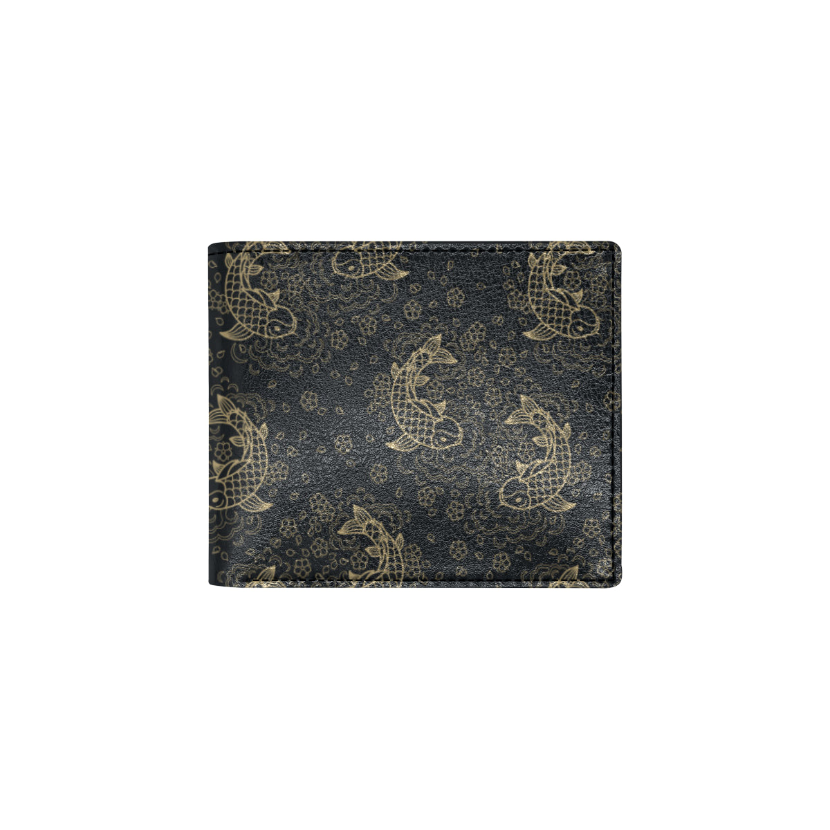 KOI Fish Pattern Print Design 02 Men's ID Card Wallet