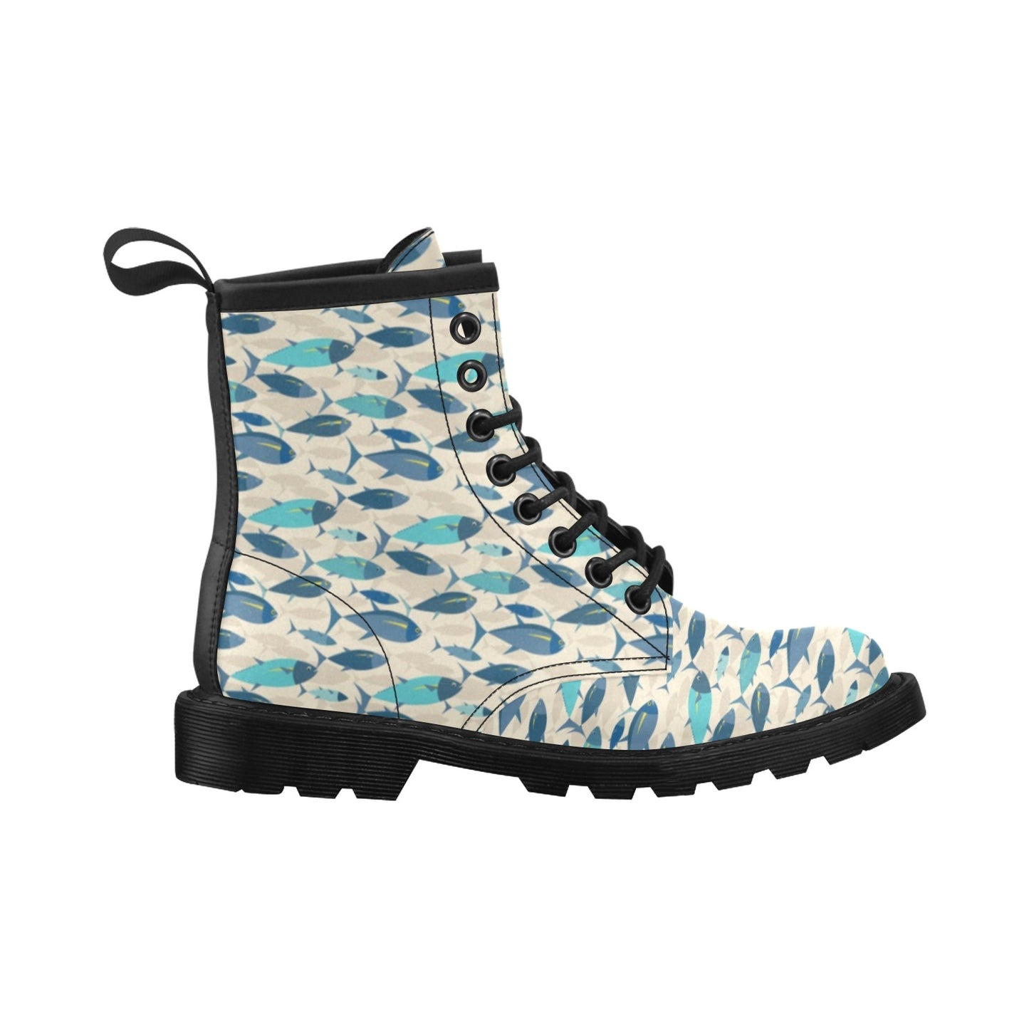Tuna Fish Print Design LKS302 Women's Boots