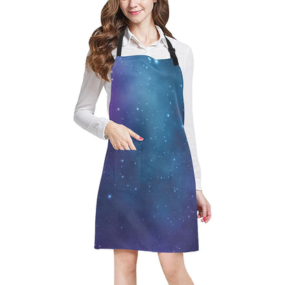 Nebula Pattern Print Design A01 Apron with Pocket