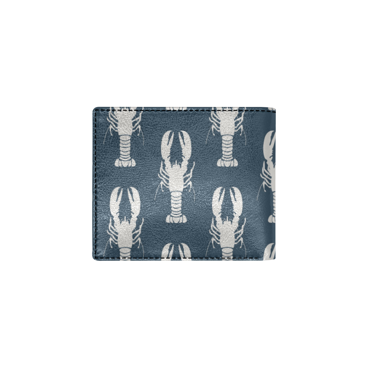 Lobster Pattern Print Design 02 Men's ID Card Wallet
