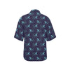 Shark Print Design LKS306 Women's Hawaiian Shirt