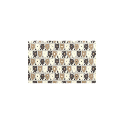 Bear Pattern Print Design 04 Kitchen Mat