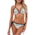 Gold Glitter Tropical Palm Leaves Bikini